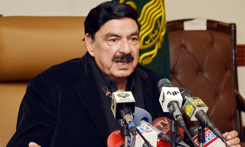 Interior Minister Sheikh Rashid Ahmed. — PID/File