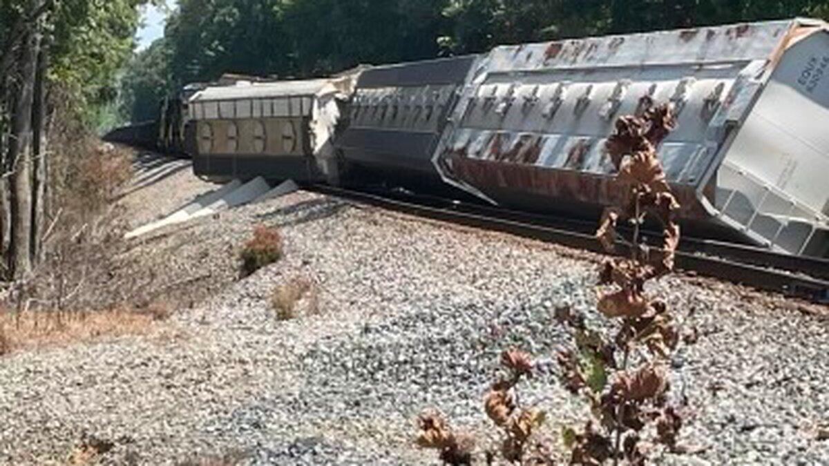 The Norfolk Southern train derailment in DeKalb County