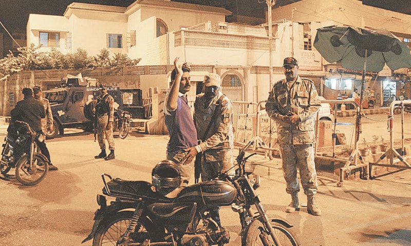  Rangers during a search operation at Nine Zero, the headquarters of the MQM 