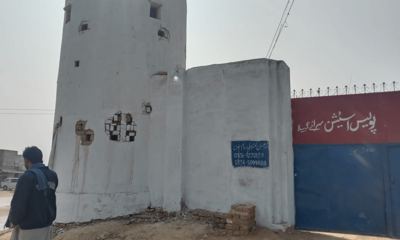 A terrorist attack on the Gambila police station in KP’s Lakki Marwat was foiled by police in the wee hours of March 17, 2025. — Lakki Marwat police via author
