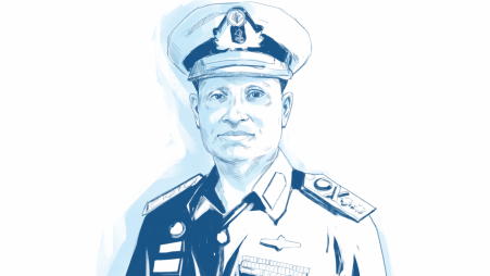 Rear Admiral M Shahjahan. Sketch: TBS