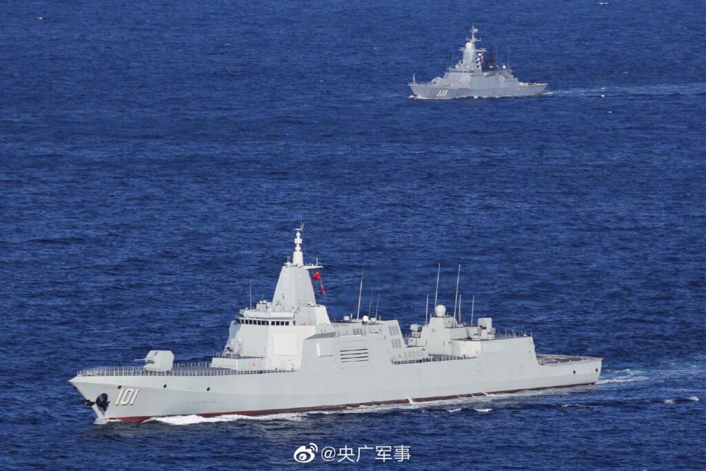 china-russia joint naval exercise, joint sea-2021