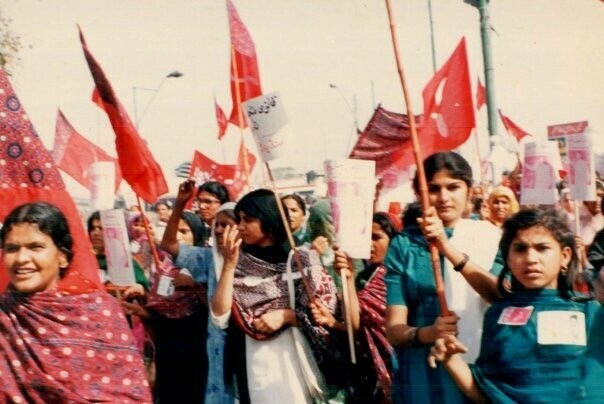  The Sindhiyani Tehreek played a crucial role in mobilising rural Sindhi women for the Movement for the Restoration of Democracy — Courtesy: Sarmad Palijo via Twitter 