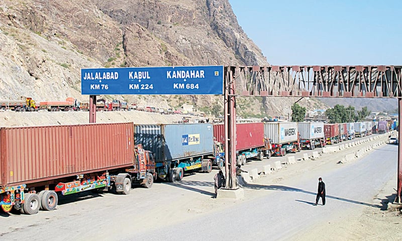Sources at Torkham border told Dawn that Pak-Afghan trade had doubled during the last three months. — Dawn/File