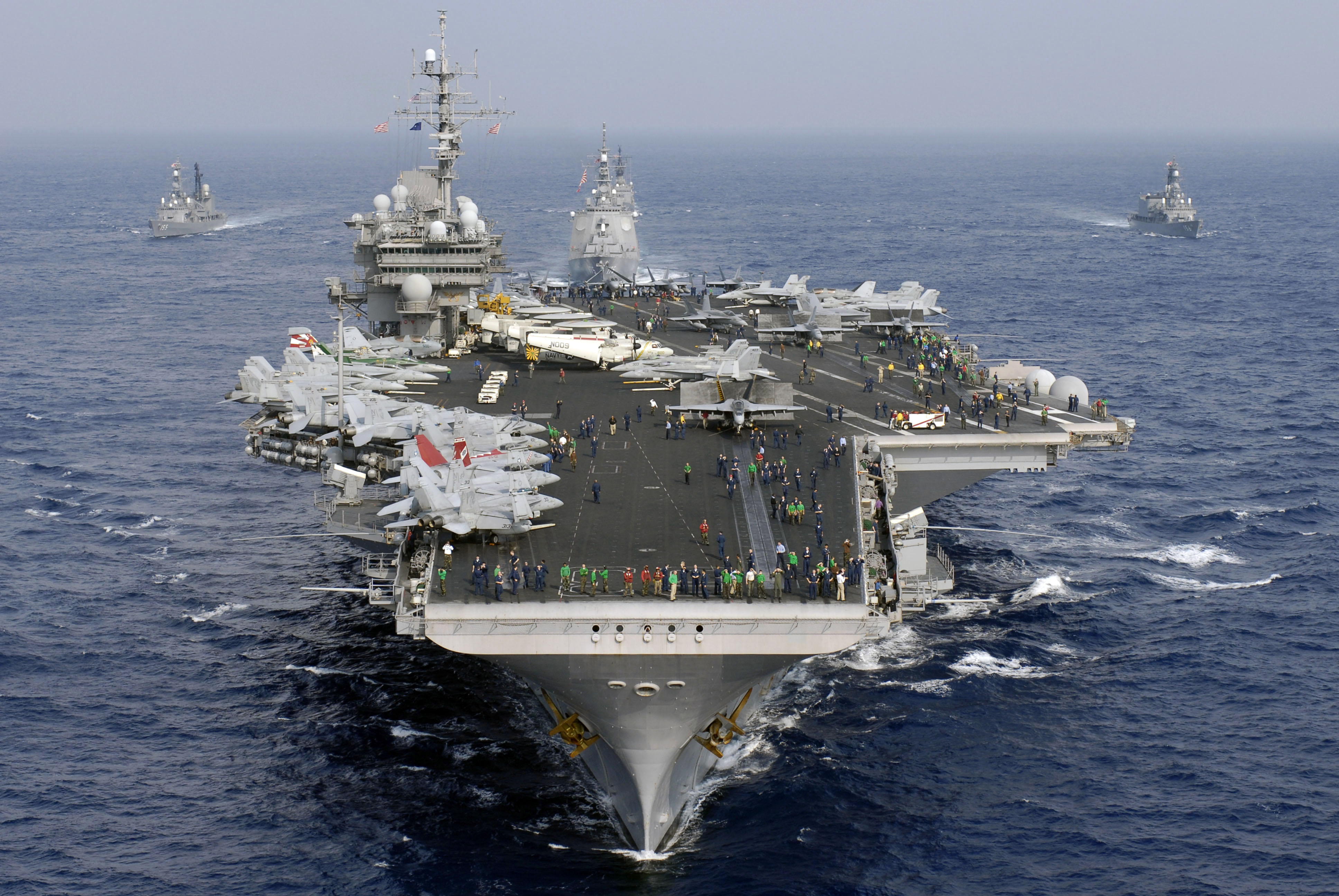 US_Navy_071116-N-7883G-236_The_aircraft_carrier_USS_Kitty_Hawk_%28CV_63%29_and_other_American_and_Japan_Maritime_Self-Defense_Forces_%28JMSDF%29_ships_transit_together_at_the_end_of_ANNUALEX_19G%2C_the_maritime_component_of_the_U.S.-Japa.jpg