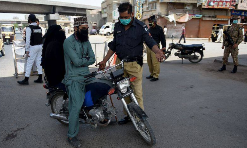 The court ordered that no FIR under Section-188 of the PPC should be registered against citizens flouting Covid-19 SOPs at police stations in two districts, East and Korangi. — AFP/File