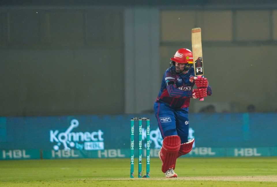 Colin Munro works the ball away, Multan Sultans vs Islamabad United, Pakistan Super League, Multan, April 23, 2025