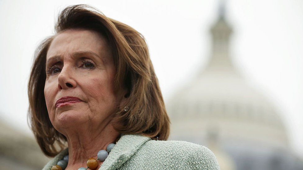 Image shows Nancy Pelosi