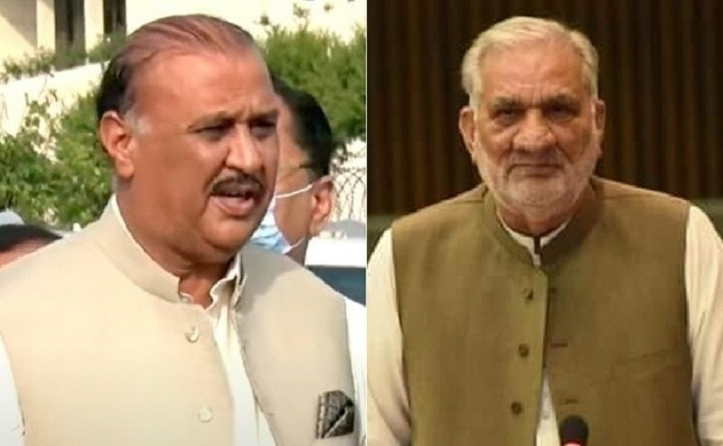 PTI MNAs Raja Riaz and Malik Nawab Sher Waseer.