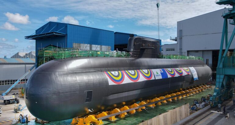 South Korea’s HHI Launches 3rd KSS III Submarine for the ROK Navy
