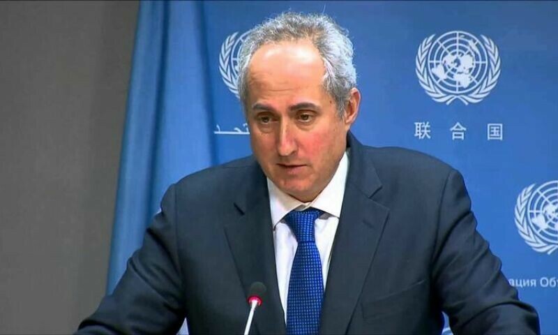 <p>Stephane Dujarric, the spokesperson for Secretary-General Antonio Guterres, made the statement in response to a reporter’s question. — AFP/File</p>
