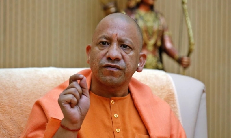 Yogi Adityanath, Chief Minister of the northern state of Uttar Pradesh, gestures during an interview with Reuters at his official residence in Lucknow, India, February 7. — Reuters