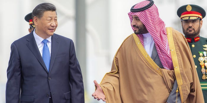China Xi Jinping Saudi Arabia Mohammed bin Salman
