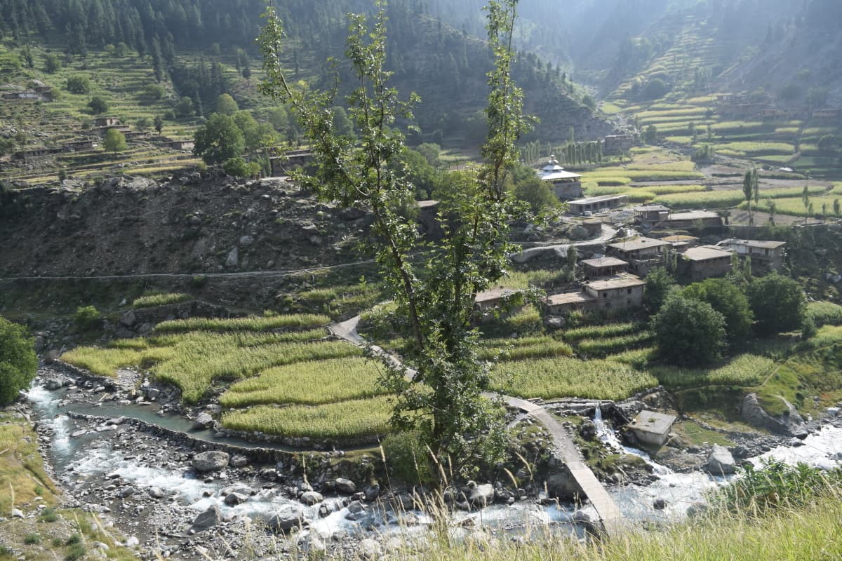 A village on the way to Jahaz Banda.