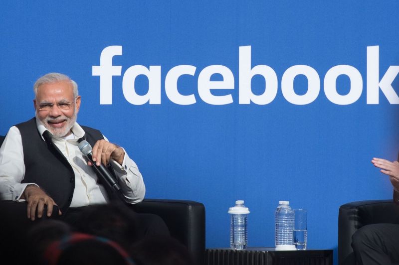 Indian Prime Minister Narendra Modi attends a townhall meeting at Facebook headquarters in Menlo Park, California, on Sept. 27, 2015.
