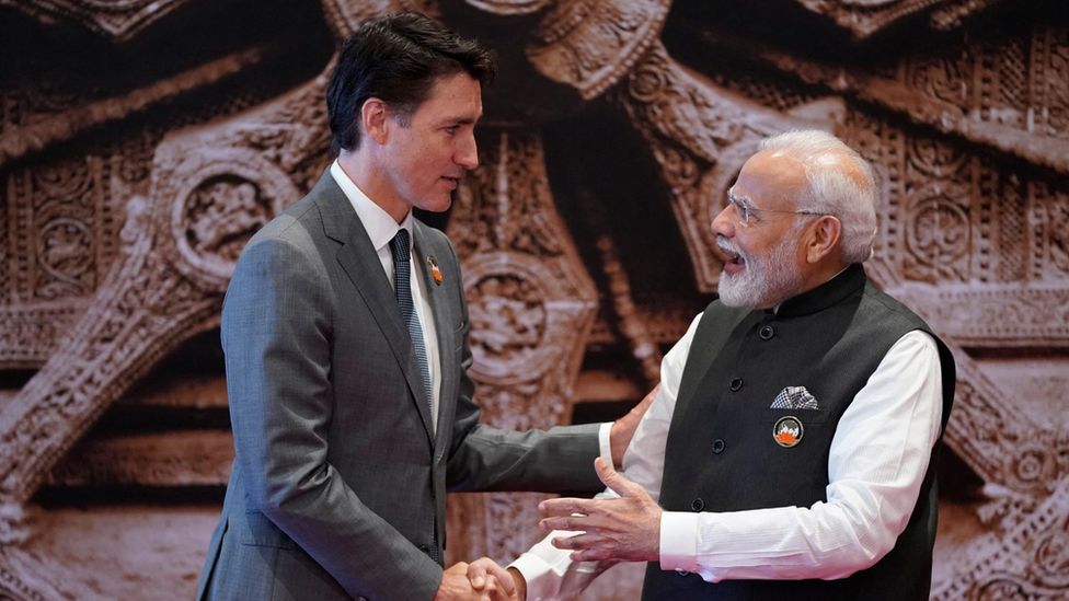 Trudeau and Modi at G20