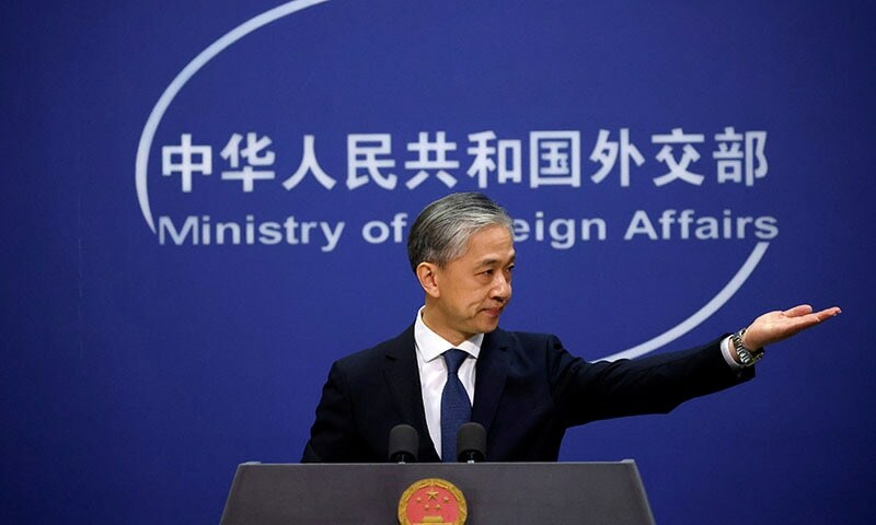 Chinese Foreign Ministry spokesman Wang Wenbin attends a news conference in Beijing, China. — Reuters/File