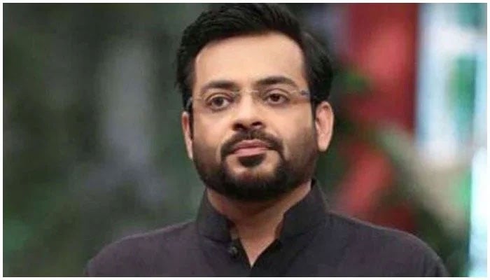 PTI’s MNA and TV personality Aamir Liaquat. Photo: file