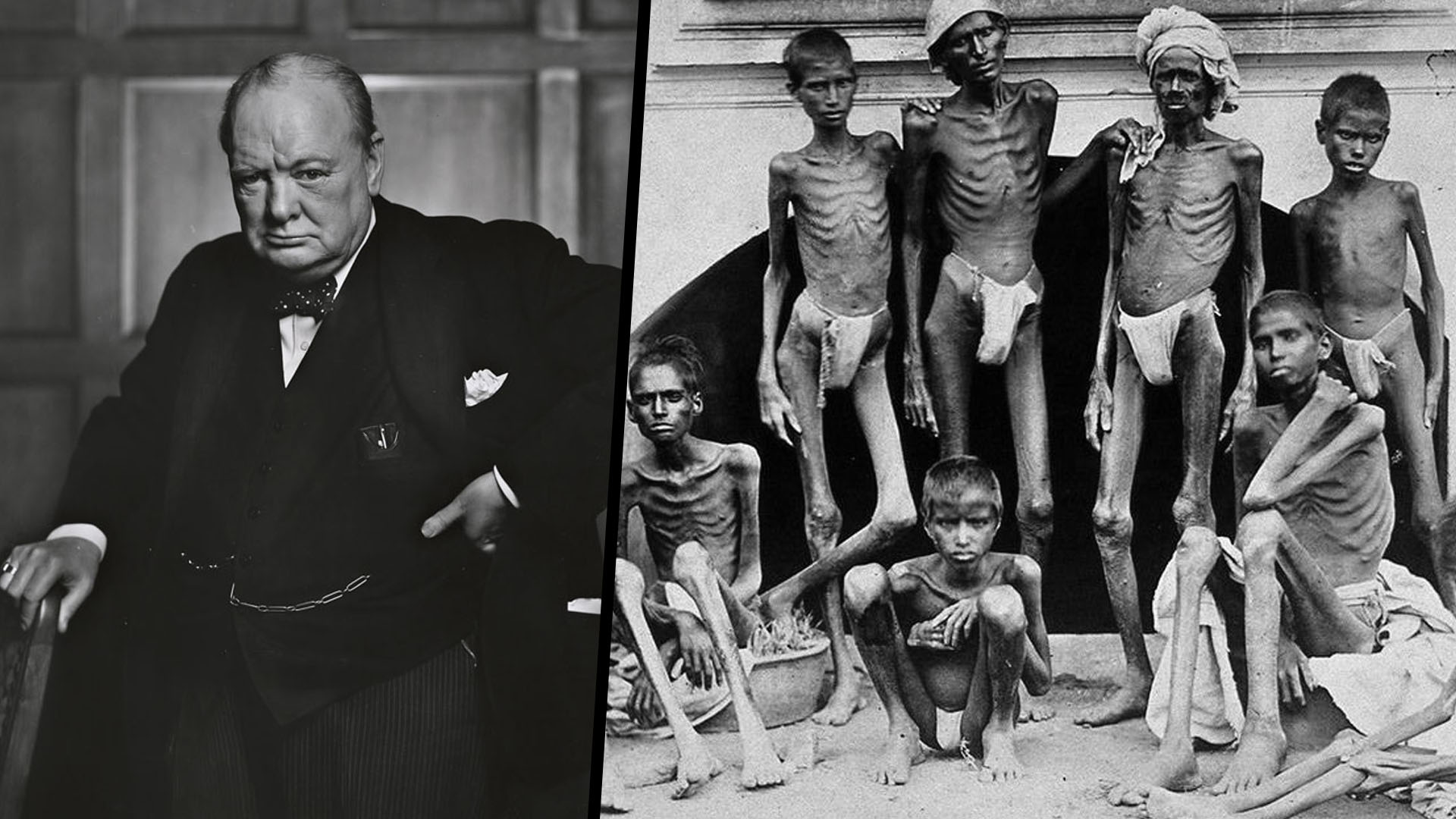 British empire India 100 million deaths Churchill