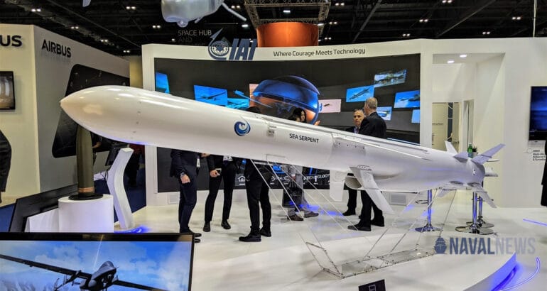 IAI Unveils New Sea Serpent Anti-Ship Missile DSEI 2021