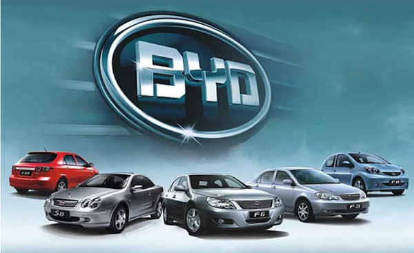 The lineup of automobiles from BYD Auto, the automotive subsidiary of publicly listed Chinese multinational BYD Company