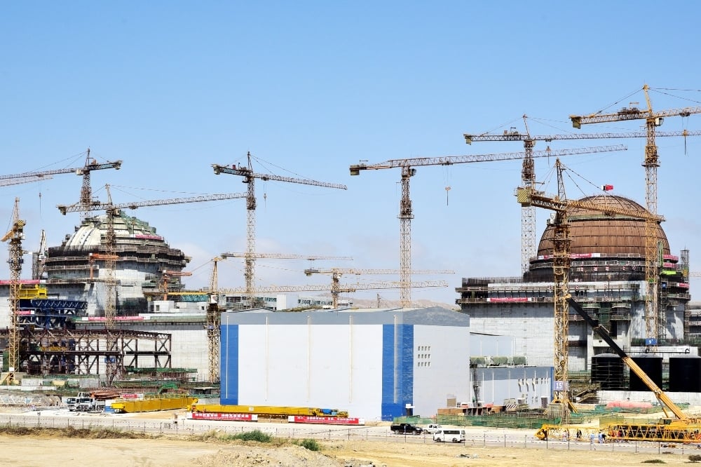 This photo shows construction work taking place on the K-2 and K-3 nuclear power plants. — Photo courtesy PAEC website