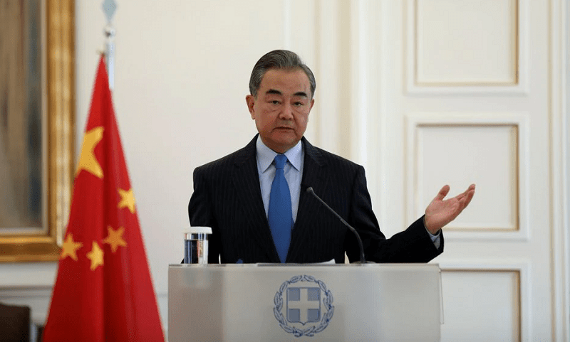 <p>In this file photo, China’s State Councillor and Foreign Minister Wang Yi addresses a press conference on October 27, 2021. - Reuters/File</p>