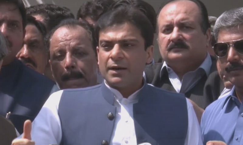 A file photo of Punjab Chief Minister-elect Hamza Shehbaz. — DawnNewsTV