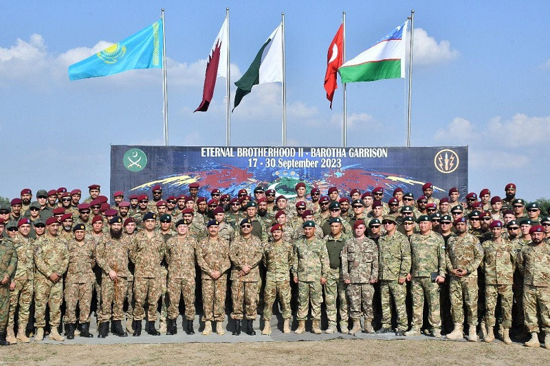 the opening ceremony of the eternal brotherhood ii multinational special forces exercise took place at barotha garrison photo express