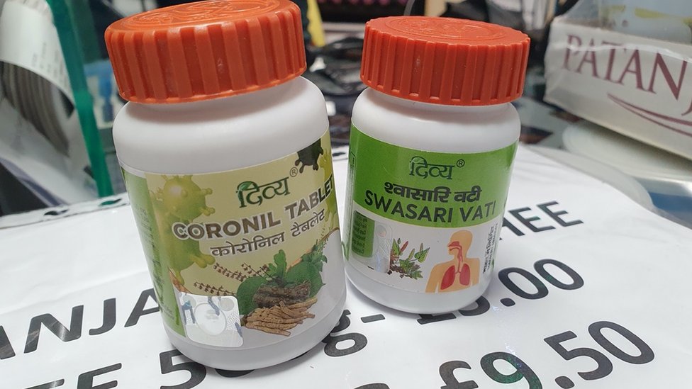 Coronil and Swasari tablets