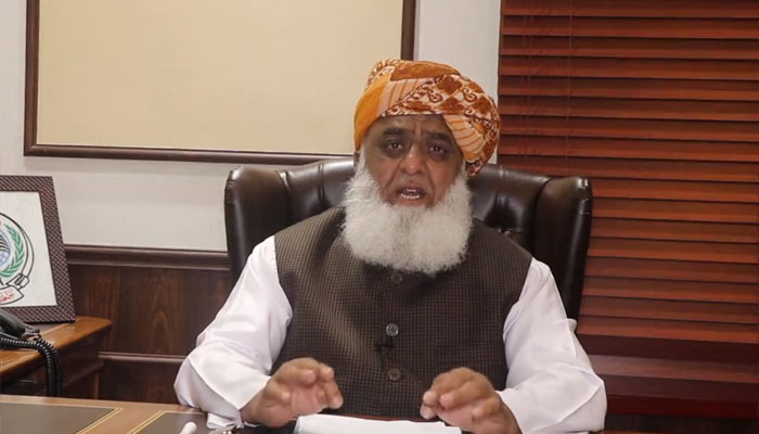 JUI-F chief Maulana Fazlur Rehman. —screen grab Twitter