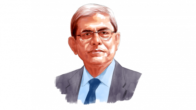 BNP Secretary-General Mirza Fakhrul Islam Alamgir. TBS Sketch