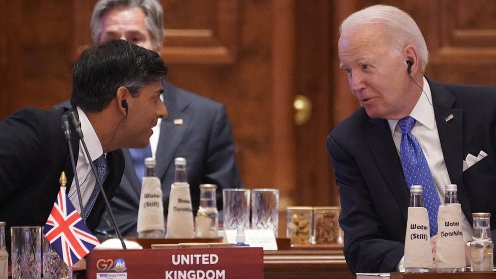 Rishi Sunak and Joe Biden