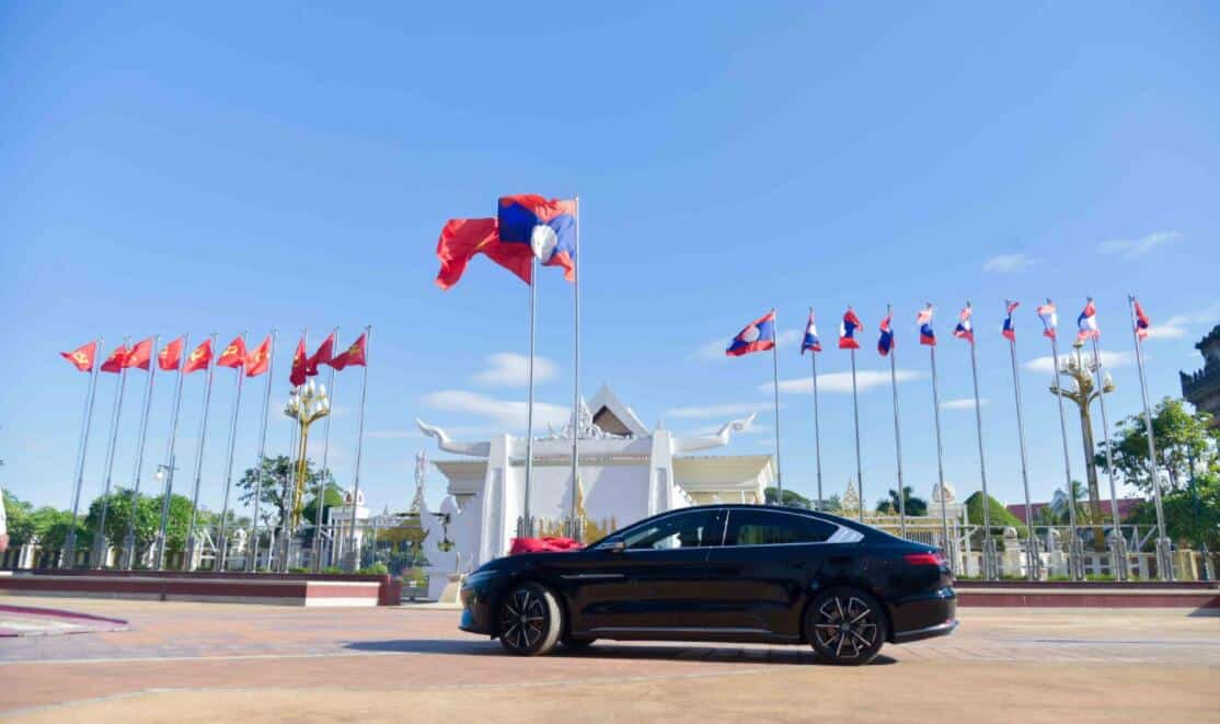 BYD delivers its flagship sedan Han EV to Laos Prime Minister's Office-CnEVPost