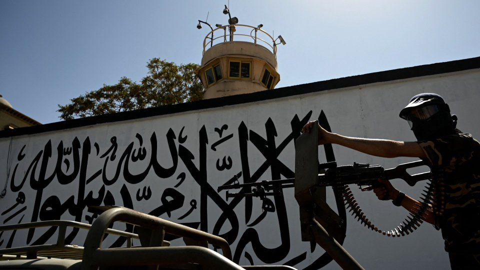 Inside Kabul’s Green Zone, Taliban Fighters Guard Abandoned Embassies