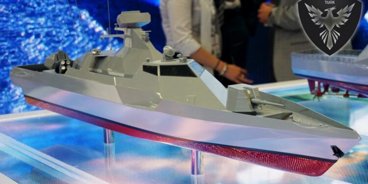 The construction of the prototype ship begins within the Turkish Type Assault Boat Project