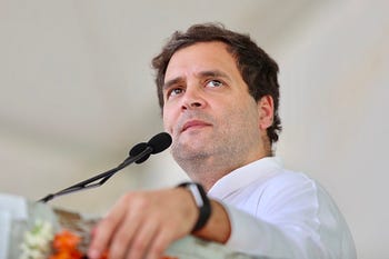 Rahul Gandhi in Karnataka in 2018. Two numbers linked to Gandhi were selected for targeting by an NSO client and are being revealed as part of the Pegasus Project