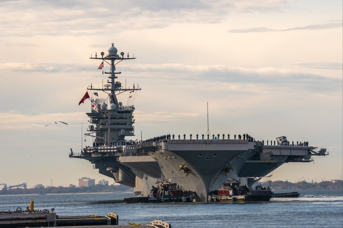 Chinese researchers say a smart satellite tracked the USS Harry S. Truman during a drill last year. Photo: US Navy
