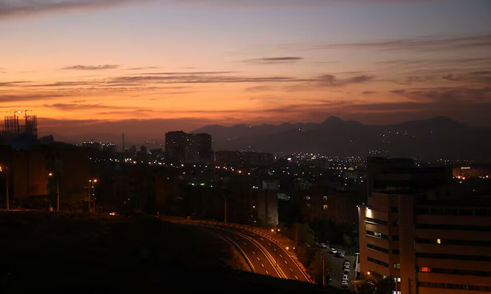 A general view of Tehran after several explosions were heard, in Tehran, Iran, October 26, 2024. Photo: Reuters