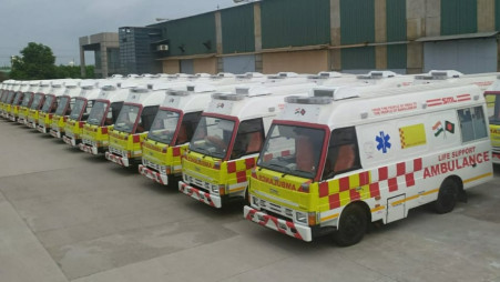 India sends 30 life support ambulances to Bangladesh