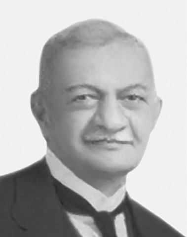 A portrait of Mr Nadirshaw Edulji Dinshaw