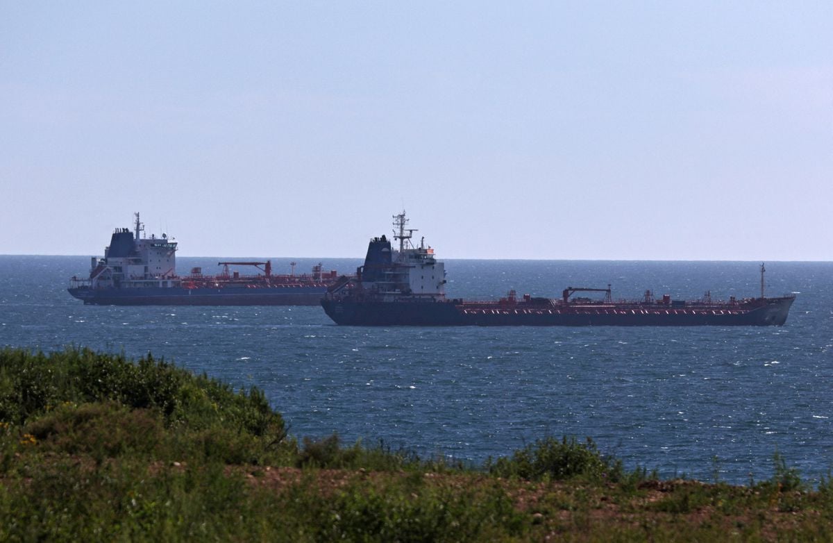 oil tankers sail along nakhodka bay near the port city of nakhodka russia august 12 2022 photo reuters