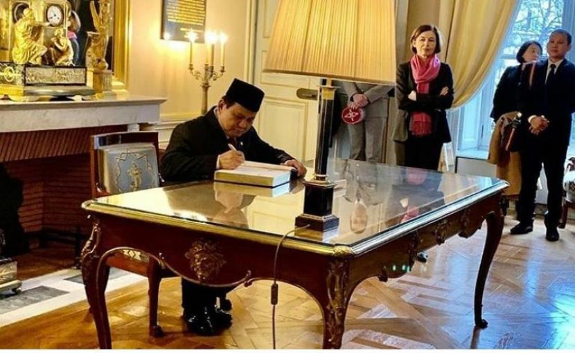 Defense Minister Prabowo and Florence Parly