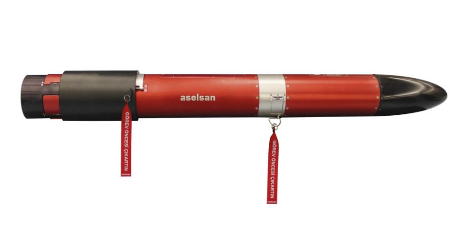 An effector from Aselsan’s Zoka range of torpedo countermeasure jammers and decoys.  (Aselsan)