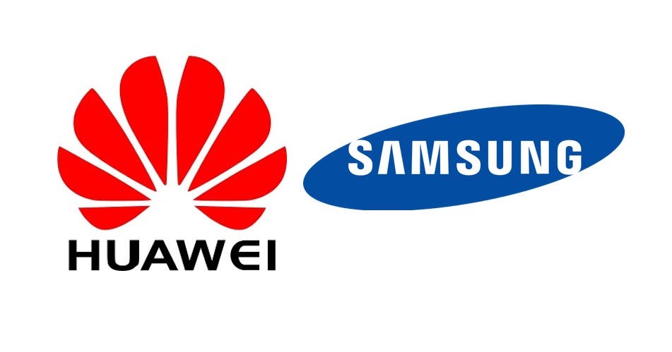 Huawei Samsung smartphones