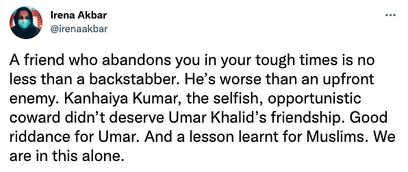 'Back-Stabber': Kanhaiya Kumar Slammed for Disowning Umar Khalid in Viral Video