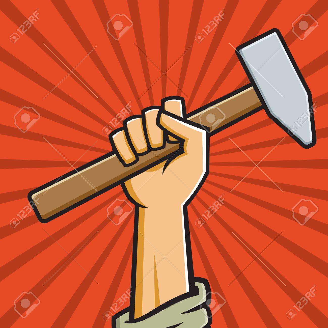 15704371-Vector-Illustration-of-a-fist-holding-a-hammer-in-the-style-of-Russian-Constructivist-propaganda-pos-Stock-Vector.jpg