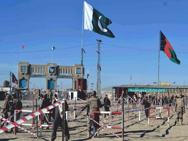 the pak afghan border at chaman photo file