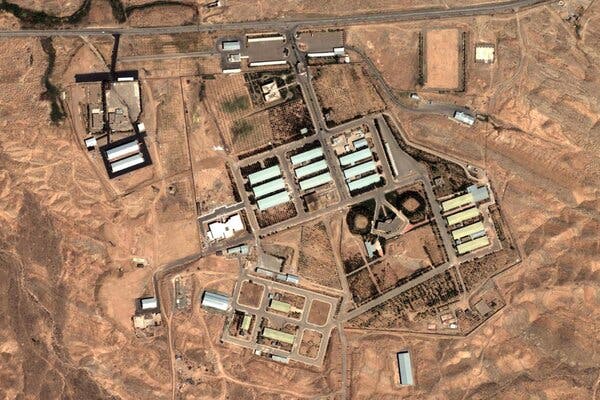 A satellite image from 2004 of the Parchin military complex in Iran. The facility has attracted international scrutiny for years.