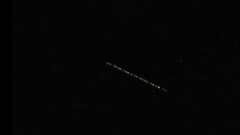 Mysterious lights spotted in sky by locals in Punjab's Pathankot. 's Pathankot. 